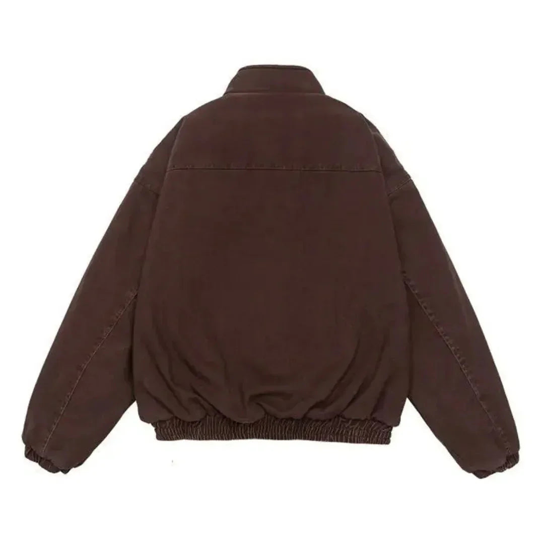 Blouson col sherpa zippé | By Old Money