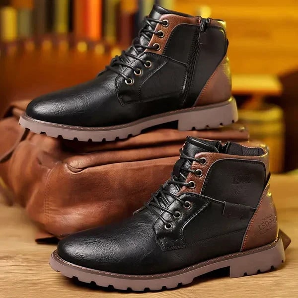 Bottines lacets et zip, vue 4