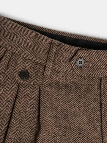 Pantalon habillé à plis