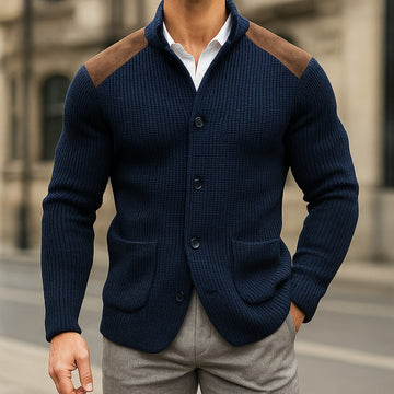 Cardigan à empiècements épaules