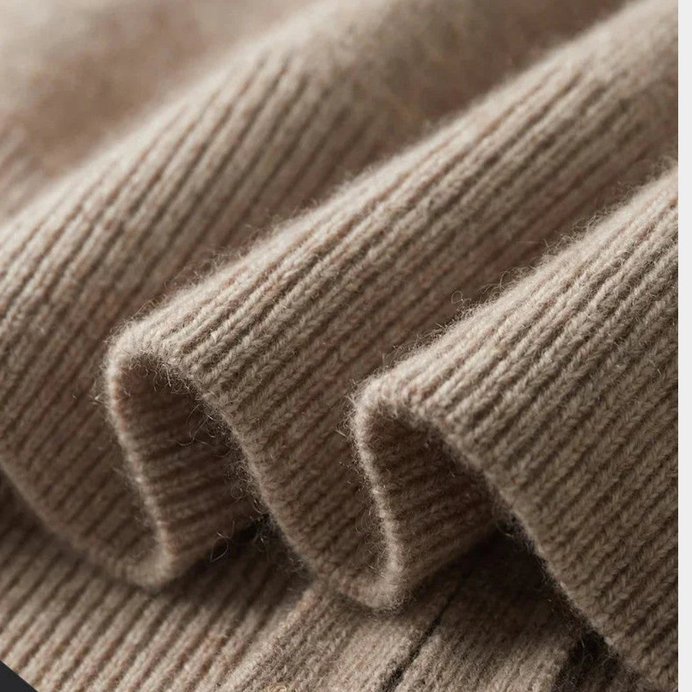 Cardigan zippé col chemise | By Old Money