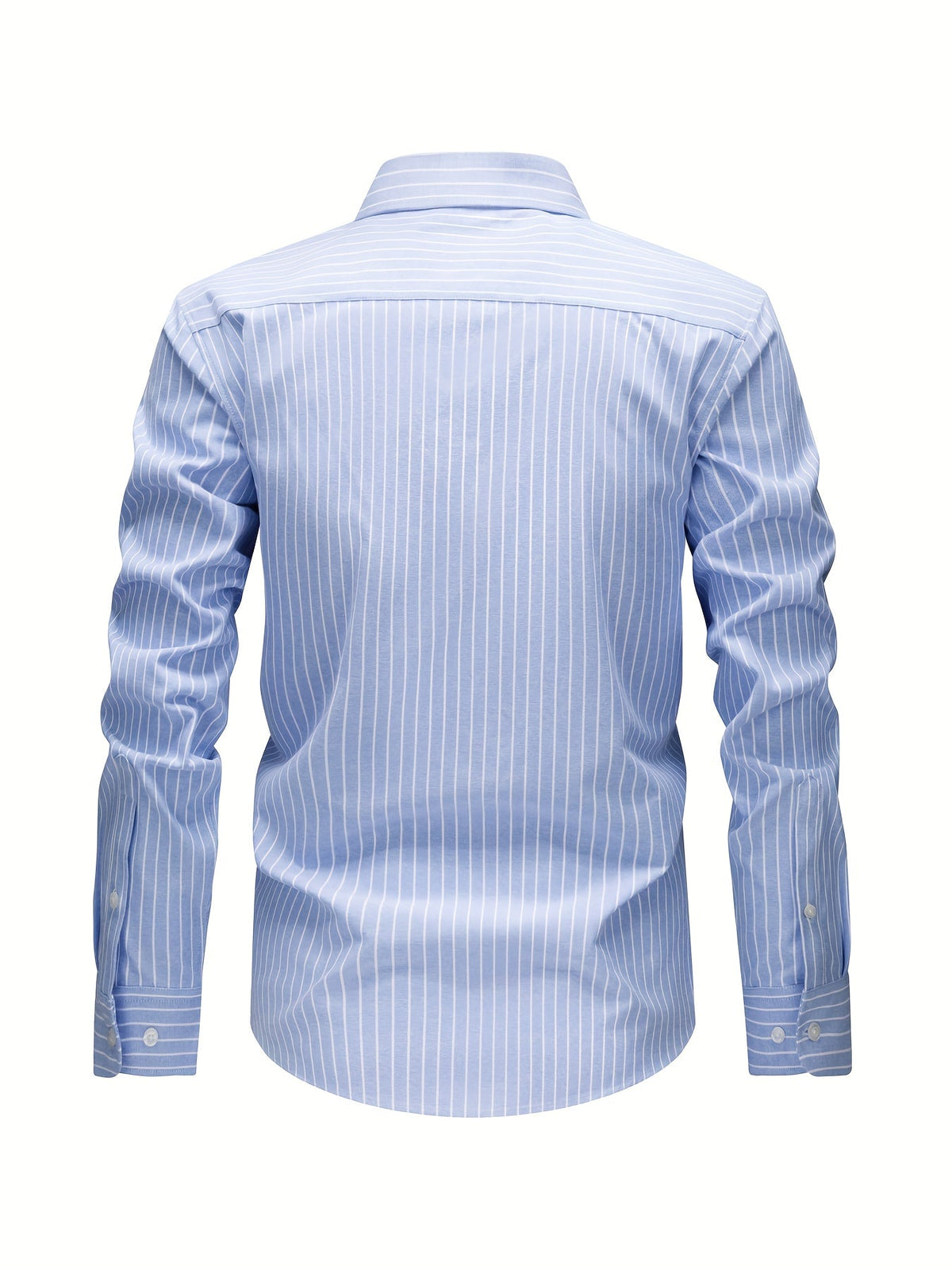 Chemise rayée col boutonné, vue 11