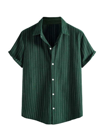 Chemise tissée à manches courtes