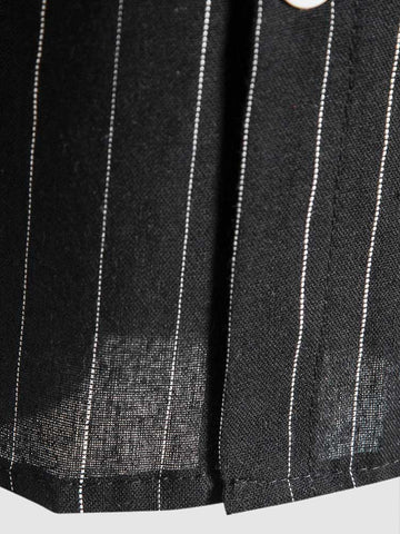 Chemise tissée à manches courtes
