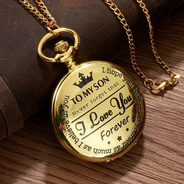 Montre de poche vintage à chiffres arabes