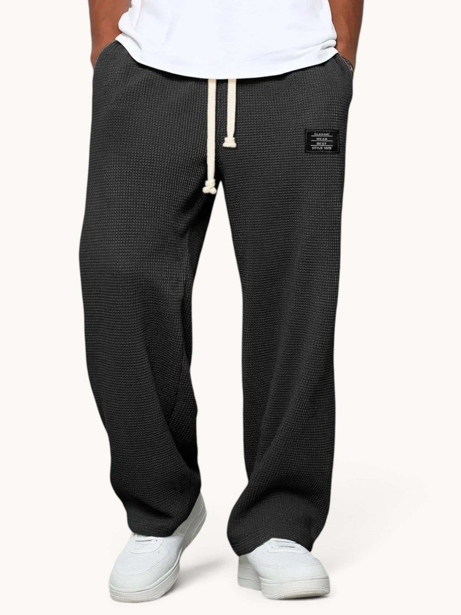 Pantalon décontracté à taille réglable