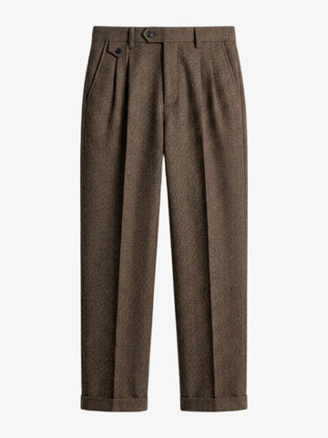Pantalon habillé à plis