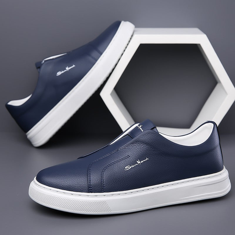 Sneakers sans lacets en cuir | By Old Money