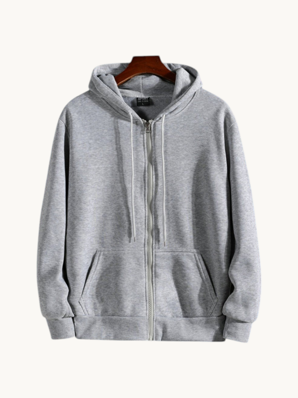Sweat à capuche in Gris | By Old Money