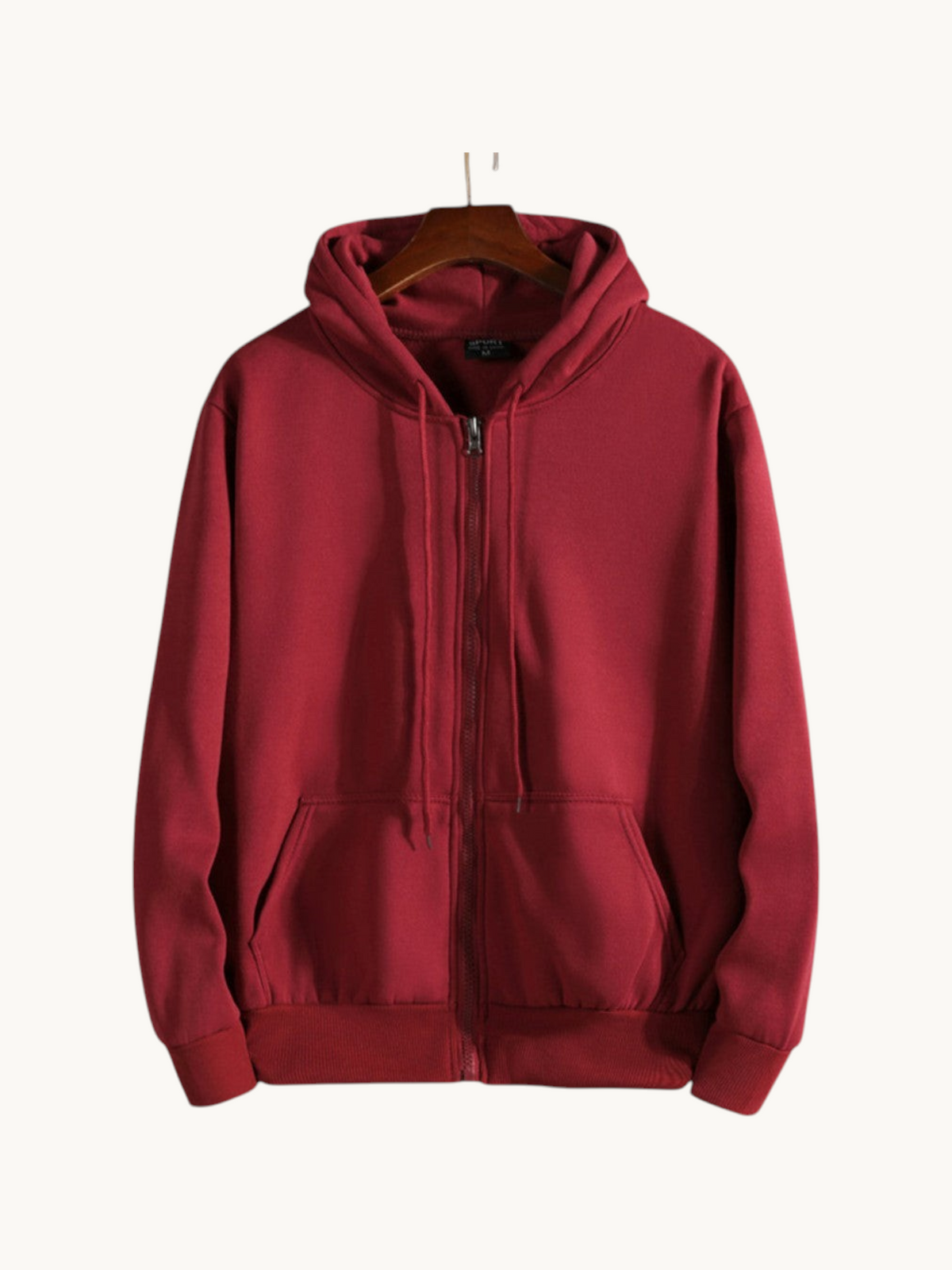 Sweat à capuche in Rouge | By Old Money