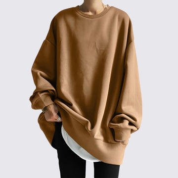 Sweat oversize col rond