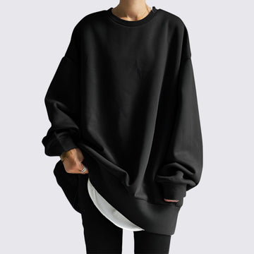 Sweat oversize col rond