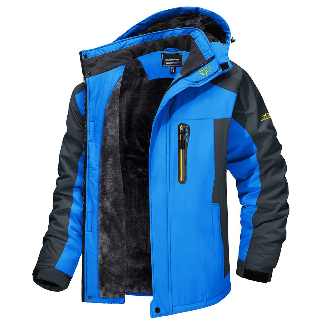 Veste d'extérieur à capuche in Bleu | By Old Money