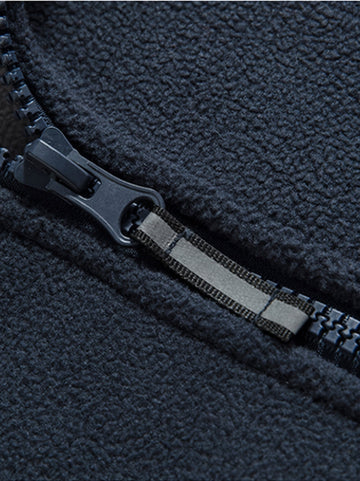 Veste zippée à col montant