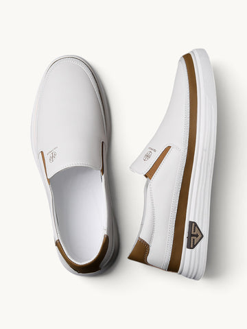Mocassins en cuir plateforme