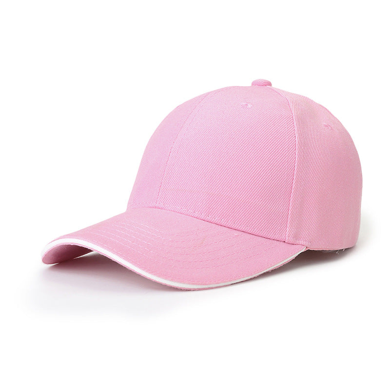 Casquette baseball à visière bordée