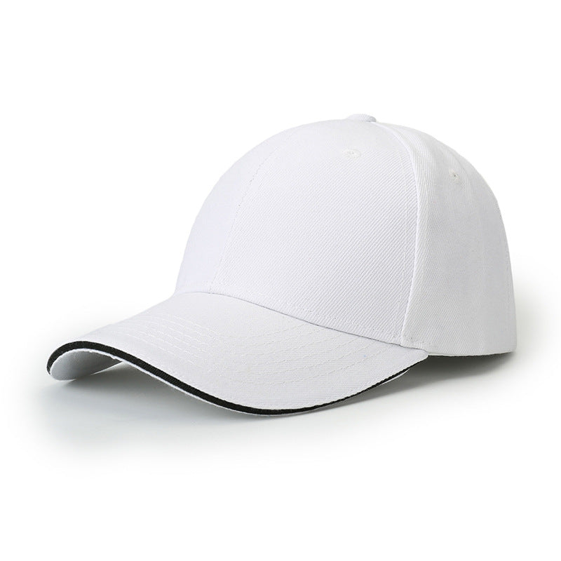 Casquette baseball à visière bordée