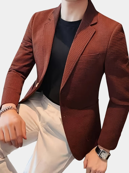Blazer en maille texturée, vue 1