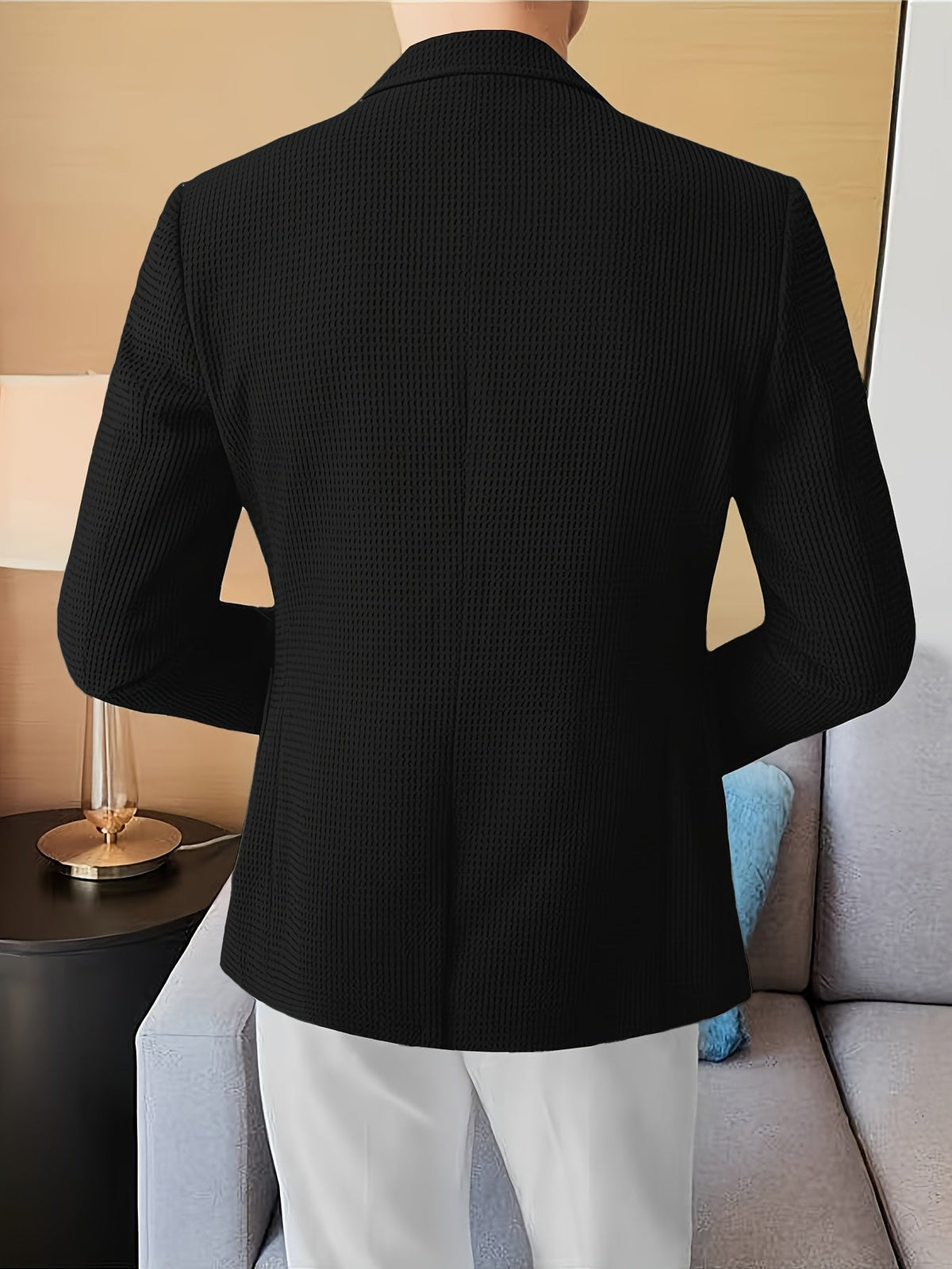 Blazer en maille texturée, vue 10