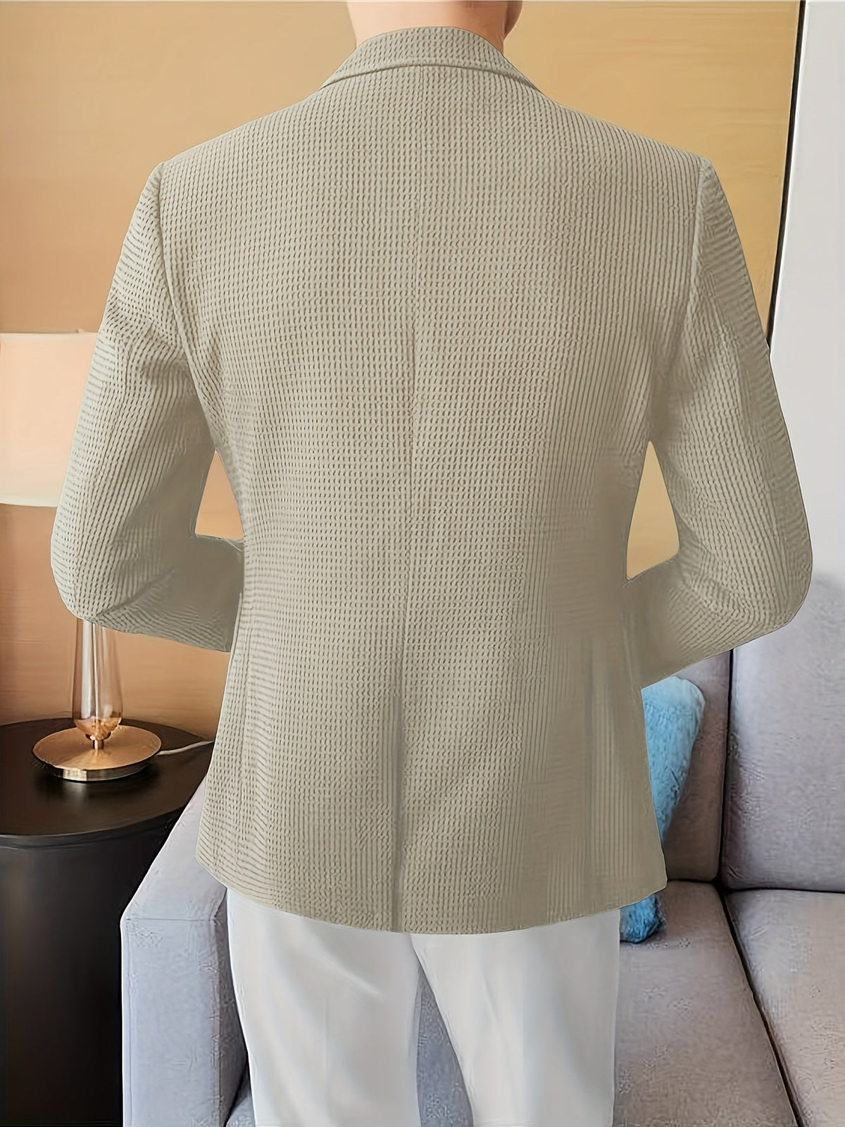 Blazer en maille texturée, vue 8