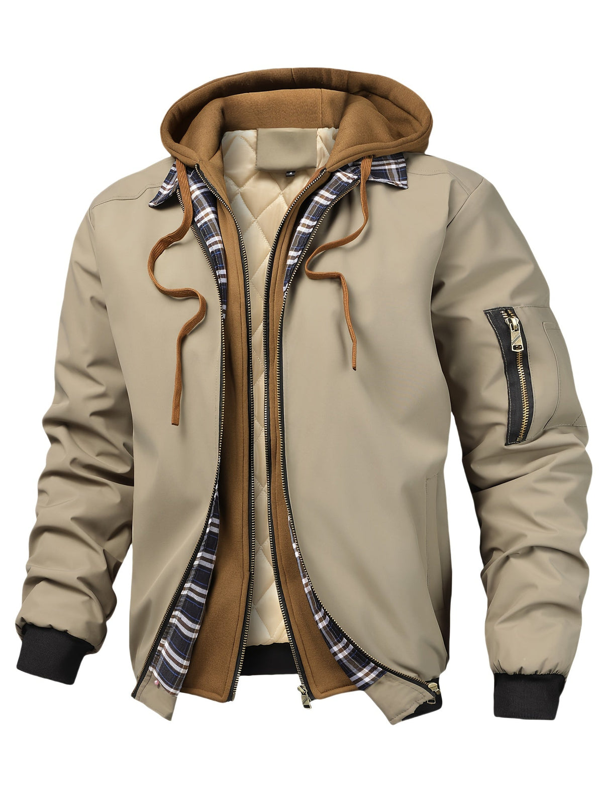 Blouson à capuche doublé, vue 3