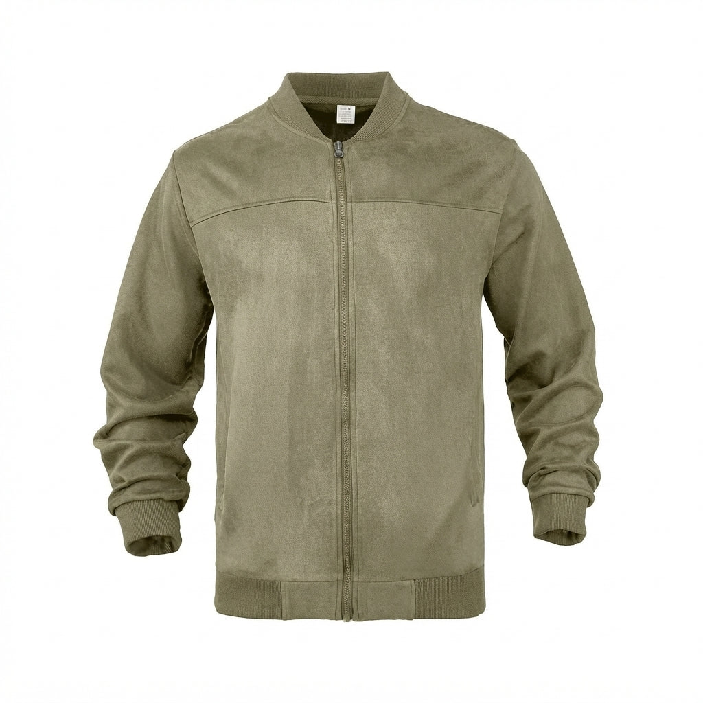 Blouson bomber aspect daim, vue 10
