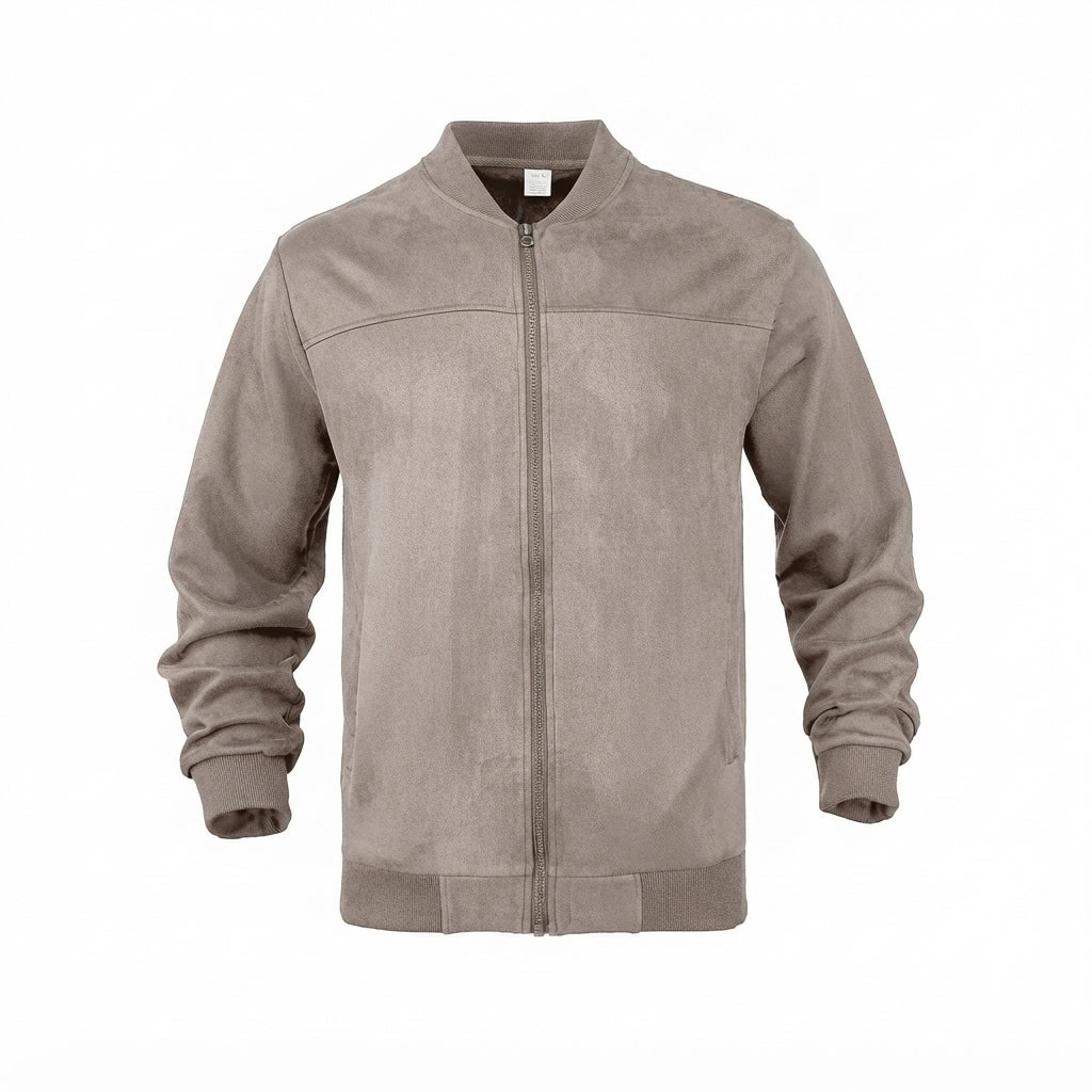 Blouson bomber aspect daim, vue 14