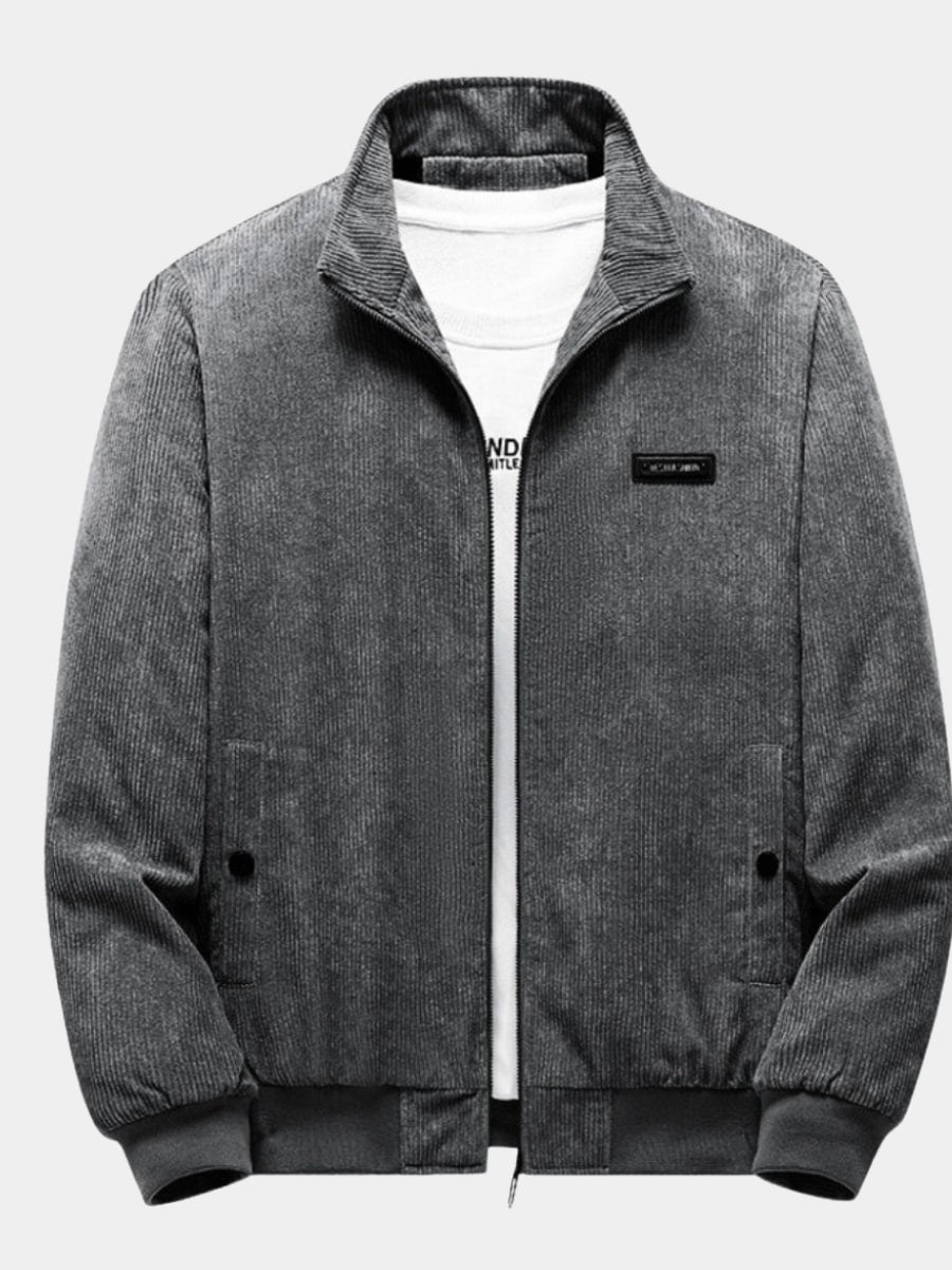 Blouson côtelé doublé, vue 1