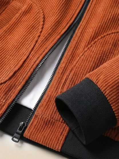 Blouson en velours côtelé pour homme, vue produit