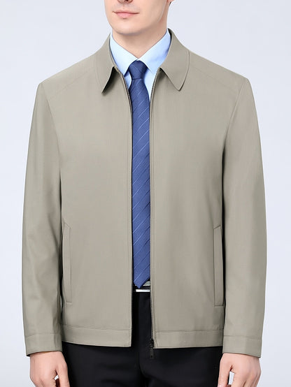 Blouson zippé col chemise, vue 2