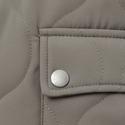 Bomber matelassé ample, poche à rabat
