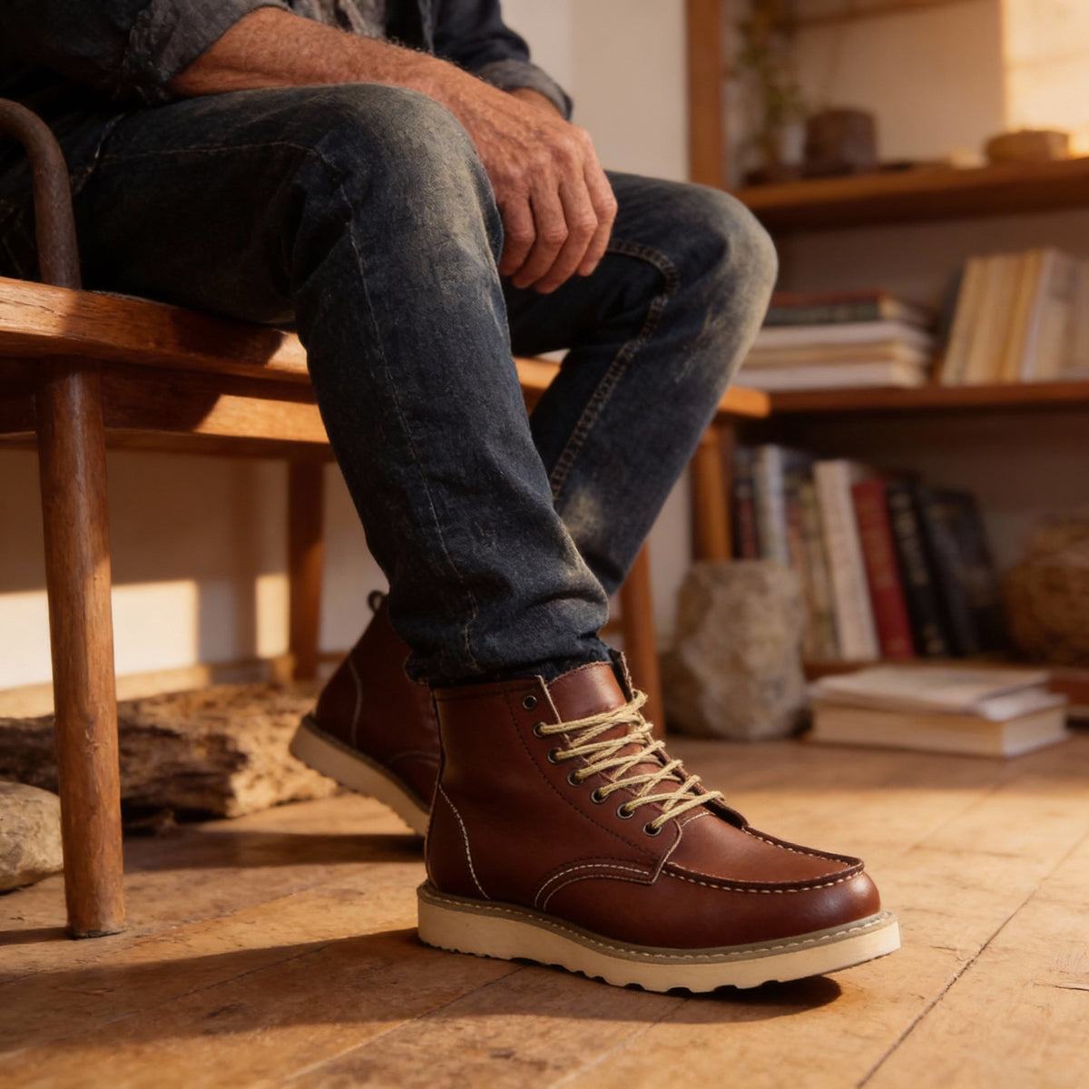 Bottines à bout mocassin, vue 11