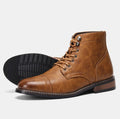Bottines à bout rapporté, marron clair