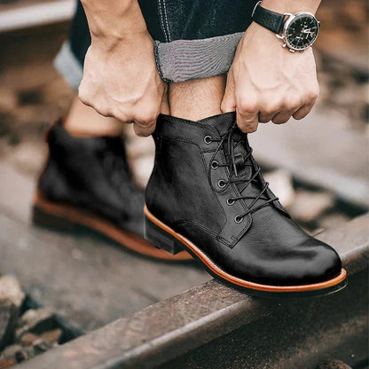 Bottines à bout rond, vue 3
