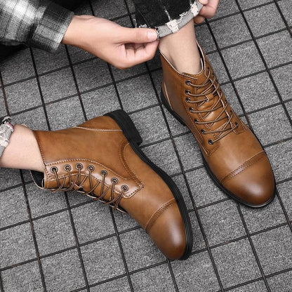 Bottines lacées à double couture, vue 19