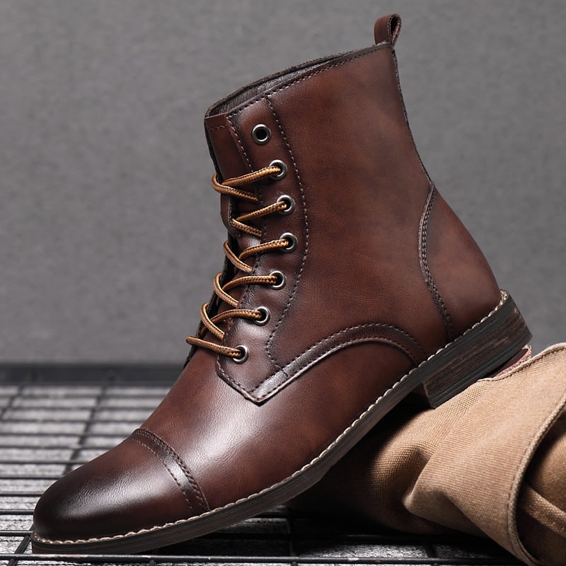 Bottines lacées à double couture, vue 5