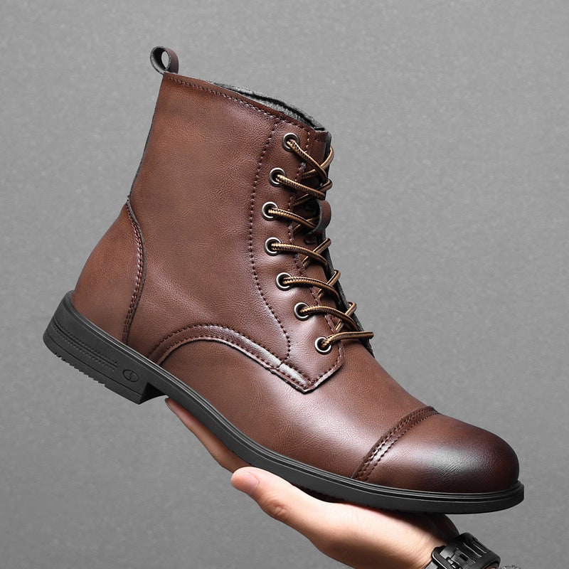 Bottines lacées à double couture, vue 7