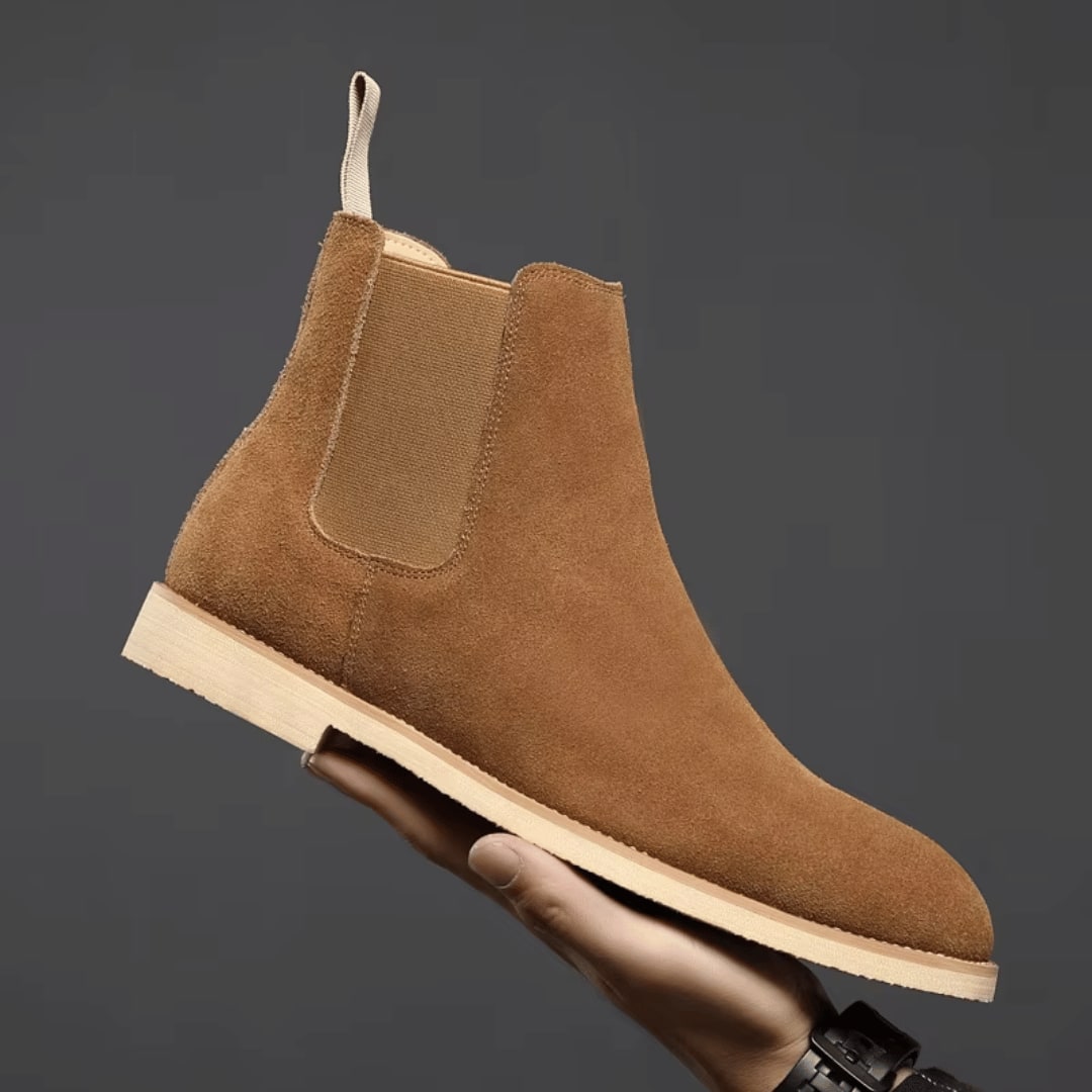Bottines chelsea claires, marron clair