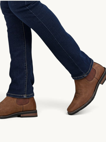 Bottines Chelsea en cuir