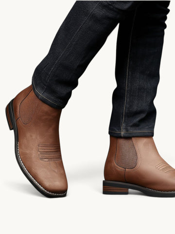 Bottines Chelsea en cuir