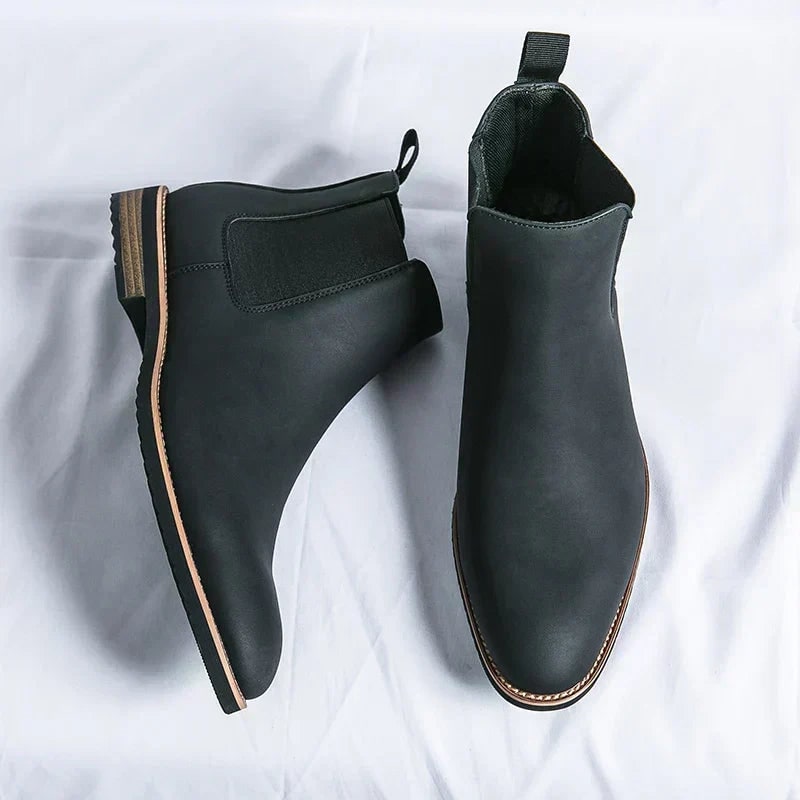 Bottines chelsea sobres, noir
