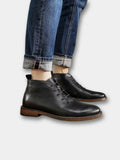 Bottines chukka patinées, vue 1