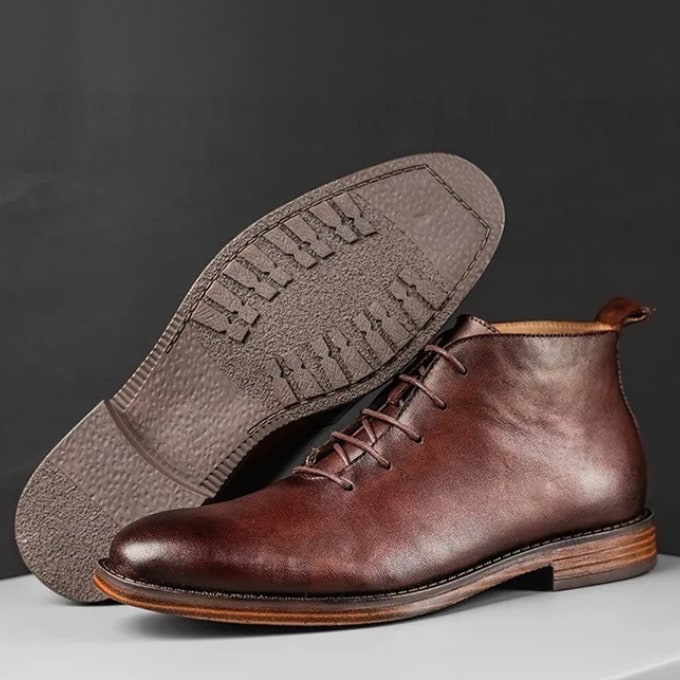 Bottines chukka patinées, vue 6