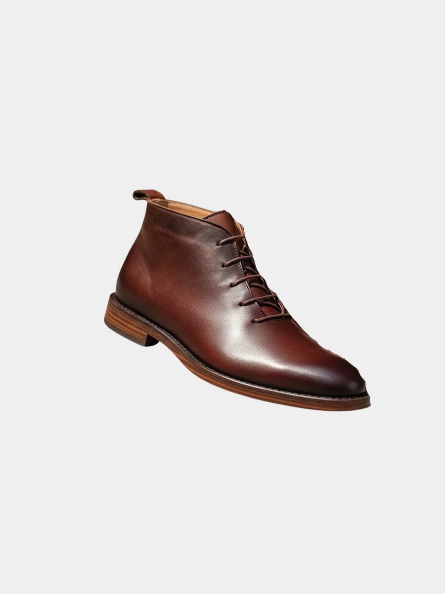 Bottines derby à lacets, vue 1