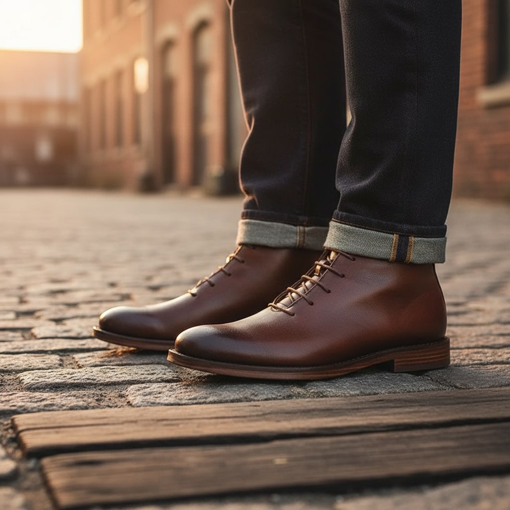 Bottines derby à lacets, vue 9