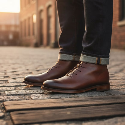 Bottines derby à lacets, vue 9