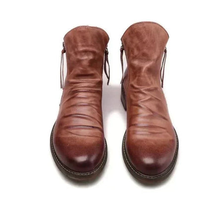 Bottines froncées zippées, vue 8