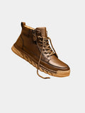 Bottines montantes en cuir, vue 1