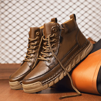 Bottines montantes en cuir, vue 5