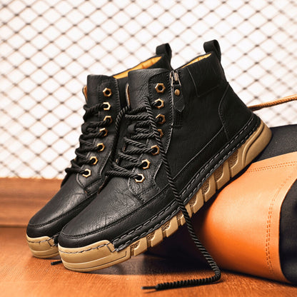 Bottines montantes en cuir, vue 7